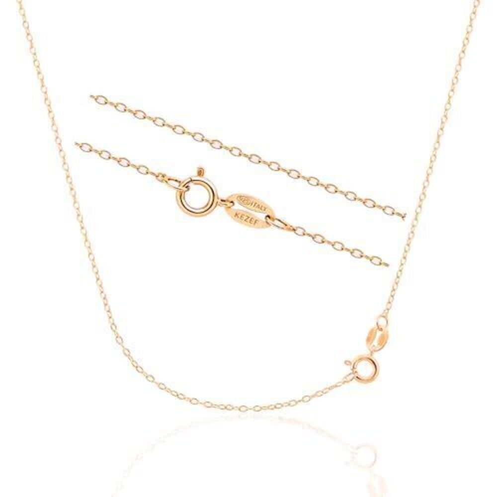 6474 1mm 925 Sterling Silver Necklace | 16-36 inch long Silver 18k Gold
